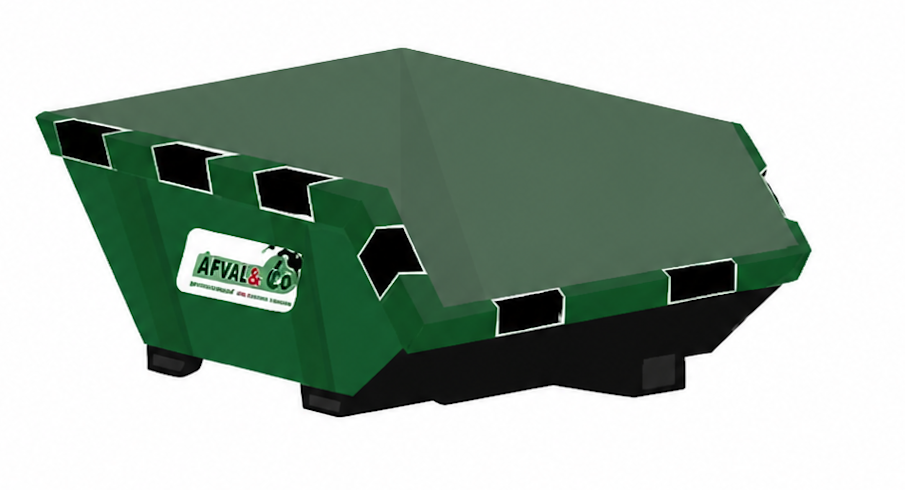 Afvalcontainer 6 m³